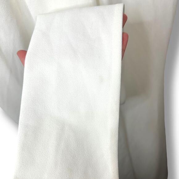 Lulus Bridal NWT Loving Fate White Bow Square Neck Backless Maxi Gown Dress XL - Picture 11 of 11